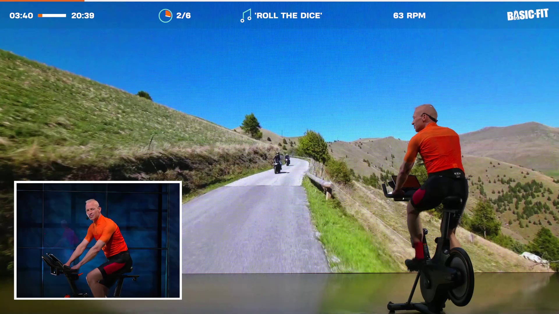 Virtuell radfahren routenfahrten